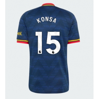 Arsenal Ezri Konsa #15 Maglia Gara Trasferta Repliche 2026-27 Maniche Corte